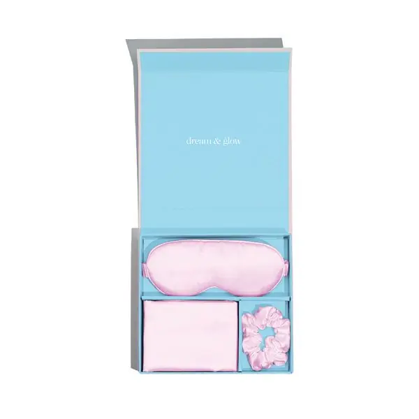 Silver Cloud Silver Ion Infused Satin Gift Set Pink