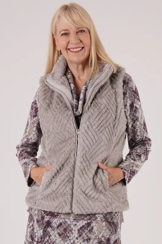 Zigzag Textured Gilet - Tigi