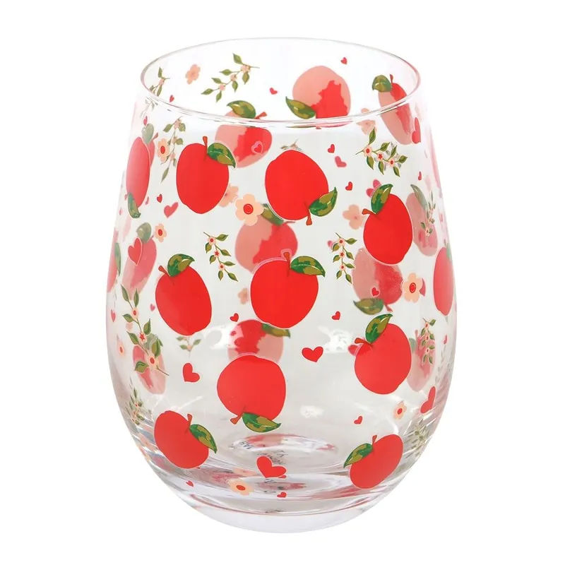 Apple Stemless Glass - Something Different