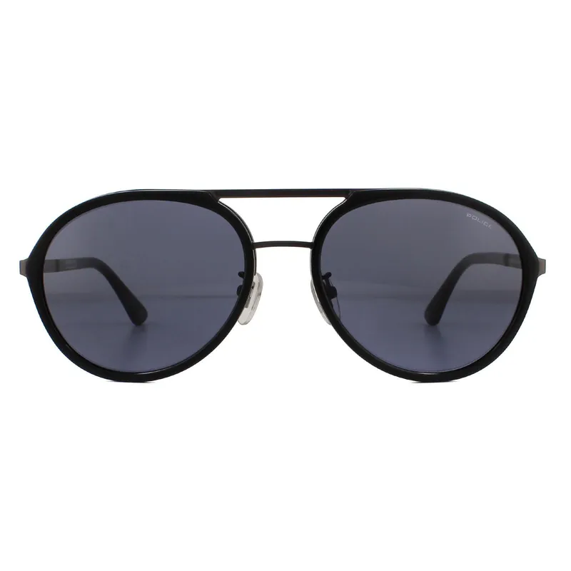 Aviator Matte Gunmetal Grey Sunglasses - Police