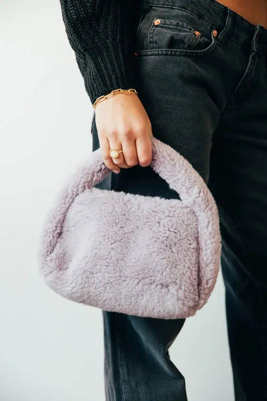 Borg Grab Bag In Purple - SVNX