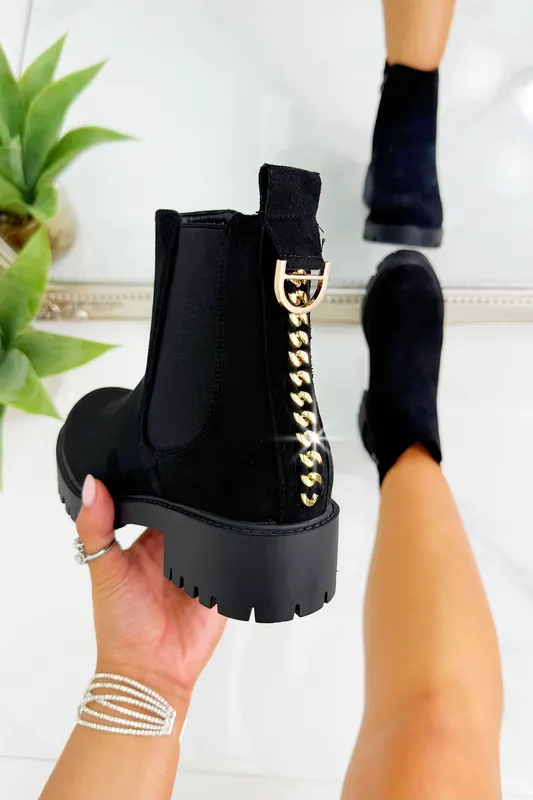 Sparkly Chainstorm Boots - Love Lemonade