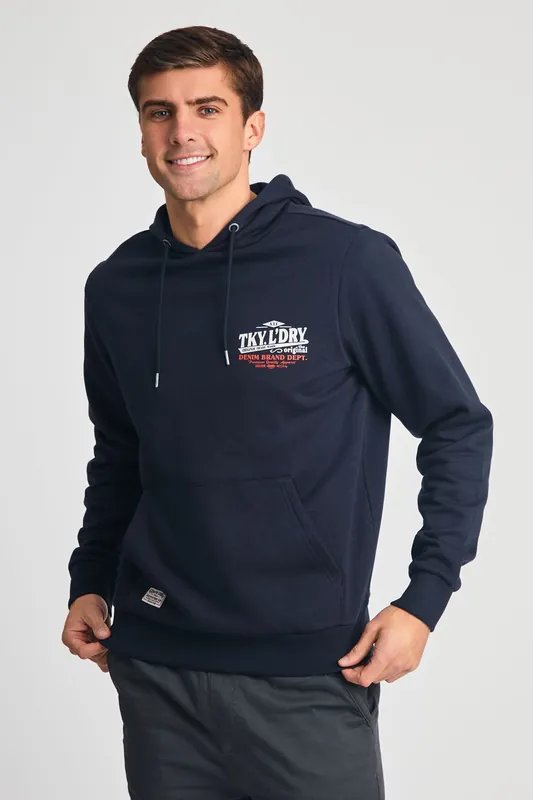Printed Hoody with Drawcord - Tokyo Laundry