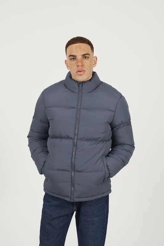 Funnel Neck Padded Jacket - Brave Soul