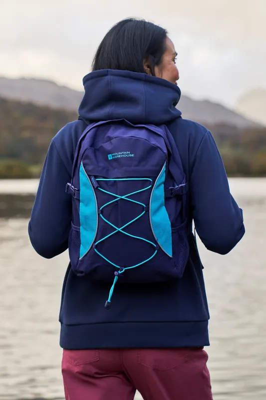 Bolt 18L Backpack Rucksack Padded Straps Multi Pocket Day Bag - Mountain Warehouse