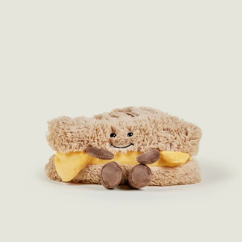 Large Microwaveable Plush Grilled Cheese - Warmies