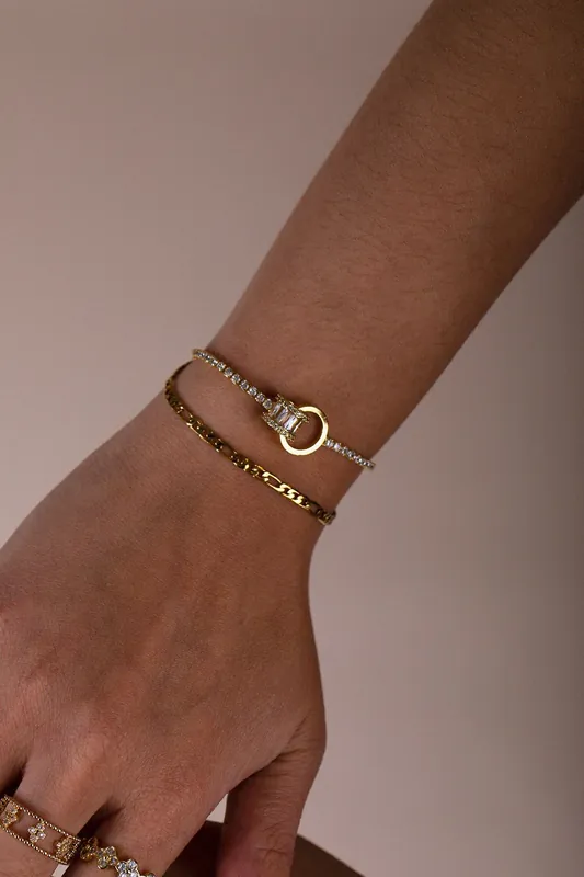 Chain Bracelet In Gold - SVNX