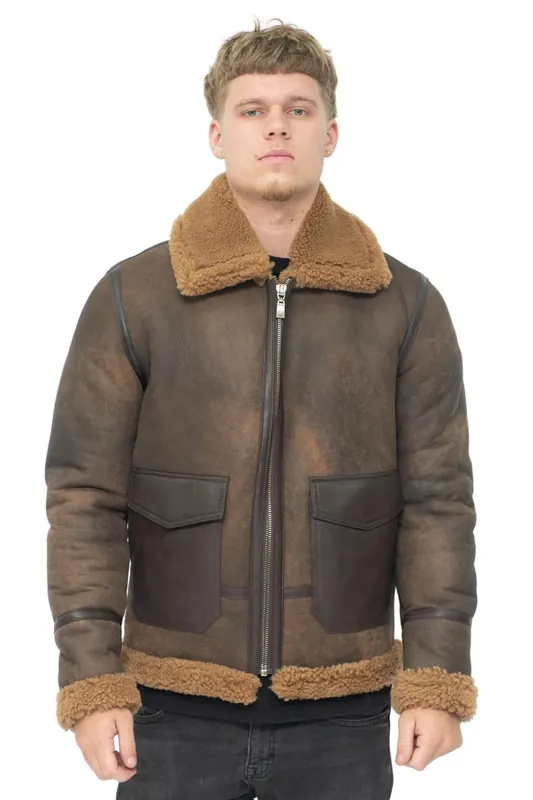 Antique B3 Sheepskin Jacket-Highbridge