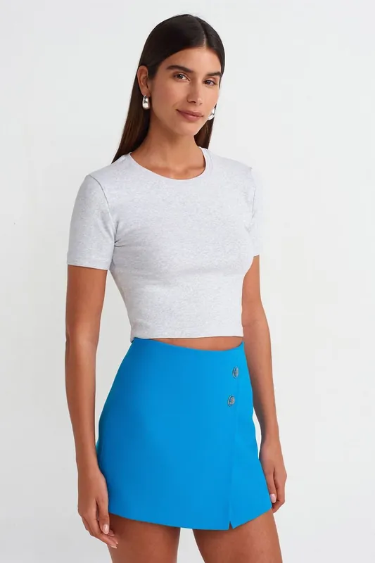 Women's Slim Fit Crop T-Shirt
