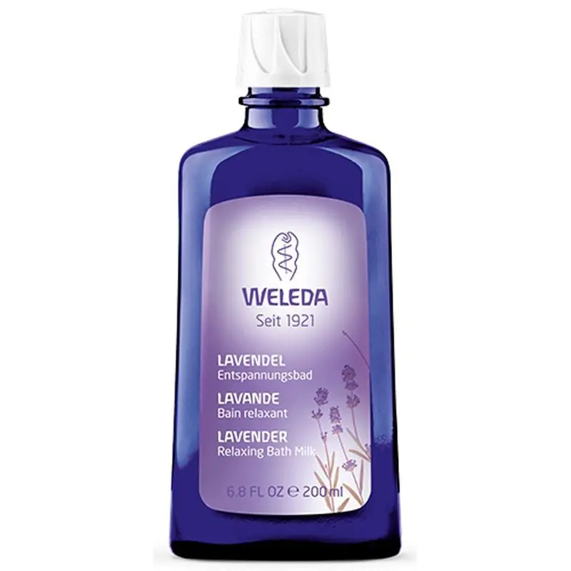 Lavender Relaxing Bath Milk 200ml - Weleda