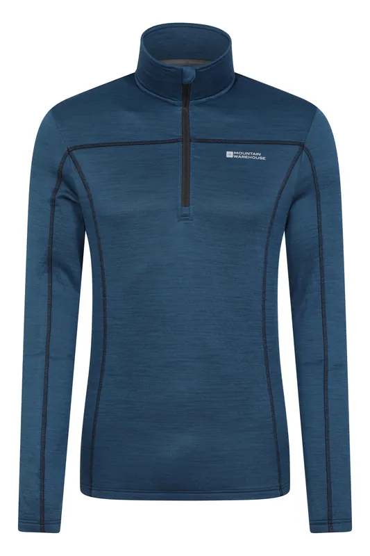 Finsbury' Half Zip Stretchy Active Everyday Midlayer - Mountain Warehouse
