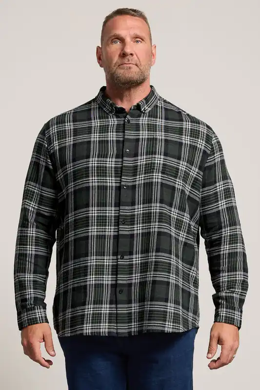 Check Long Sleeve Shirt - BadRhino