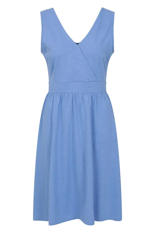 'Newquay' Printed Lightweight Sleeveless Breathable Cotton Dress - Mountain Warehouse