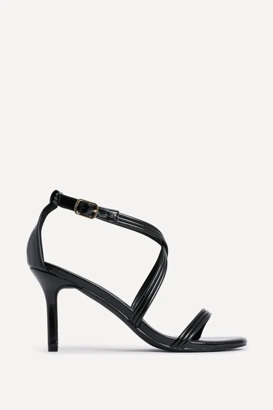 Future Black Heeled Sandals - Linzi