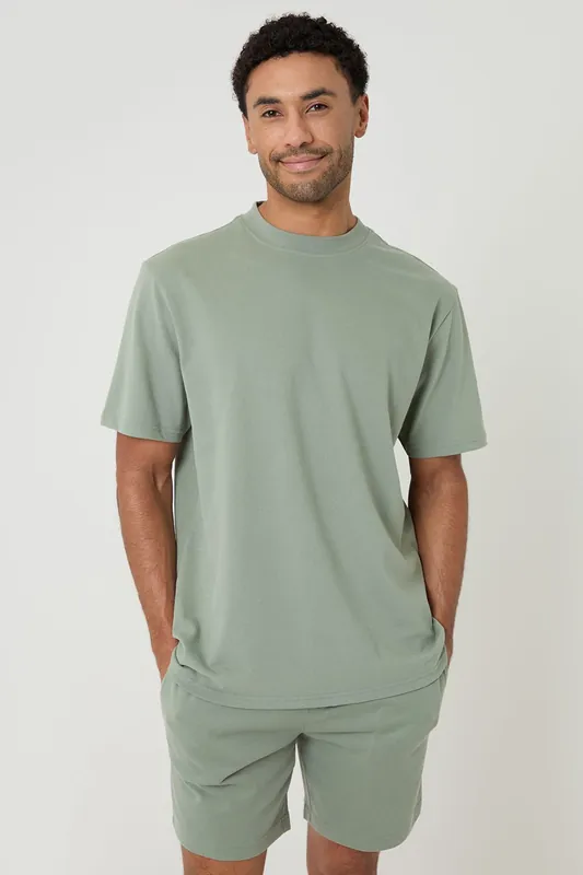Relaxed Fit Short Lounge Set - Threadbare