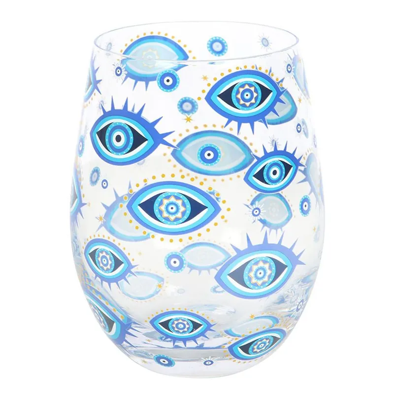 All Seeing Eye Printed Stemless Glass - Something Different