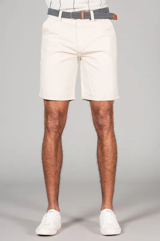 Cotton Belted Chino Shorts - Tokyo Laundry