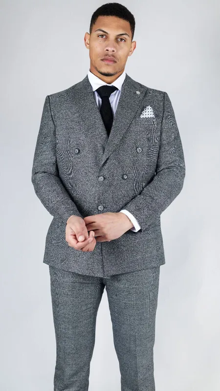 Classic Double Breasted 2-Piece Suit