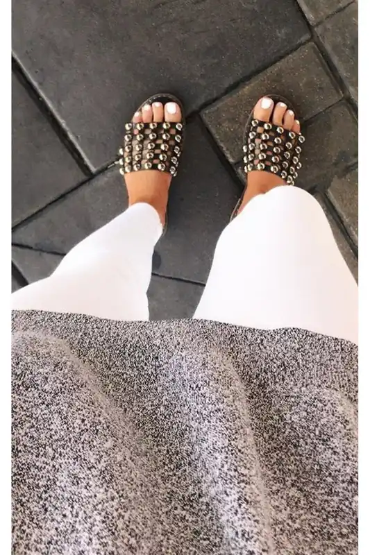 Liza Studded Caged Open Toe Sandals - IKRUSH