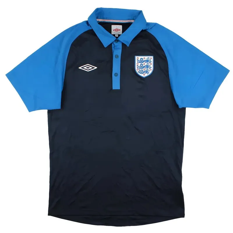 Preloved Mens 2010 11 Umbro Polo Shirt M Very Good - England