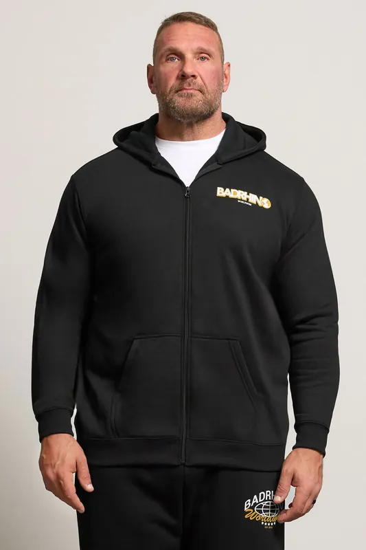 Worldwide Zip Through Hoodie - BadRhino