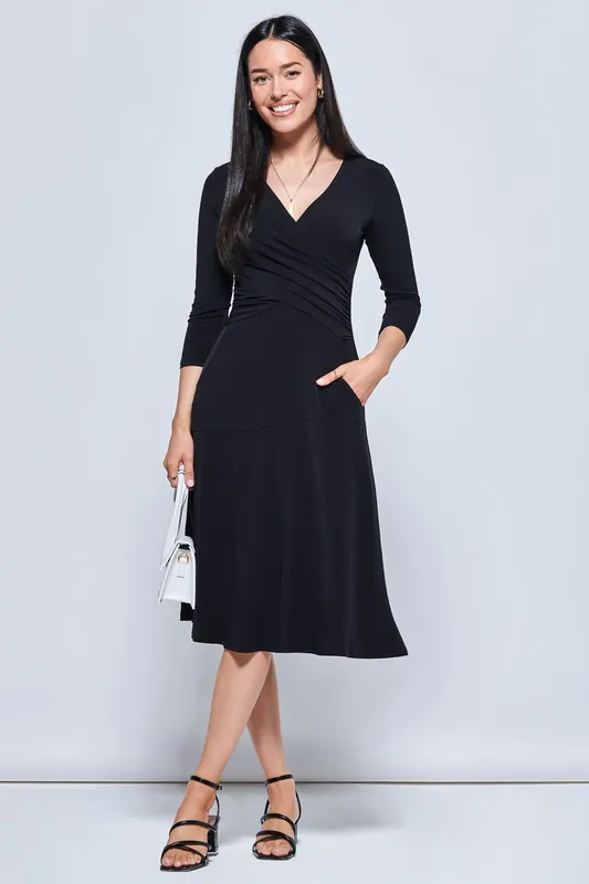Quane Jersey Fit & Flare Dress - Jolie Moi