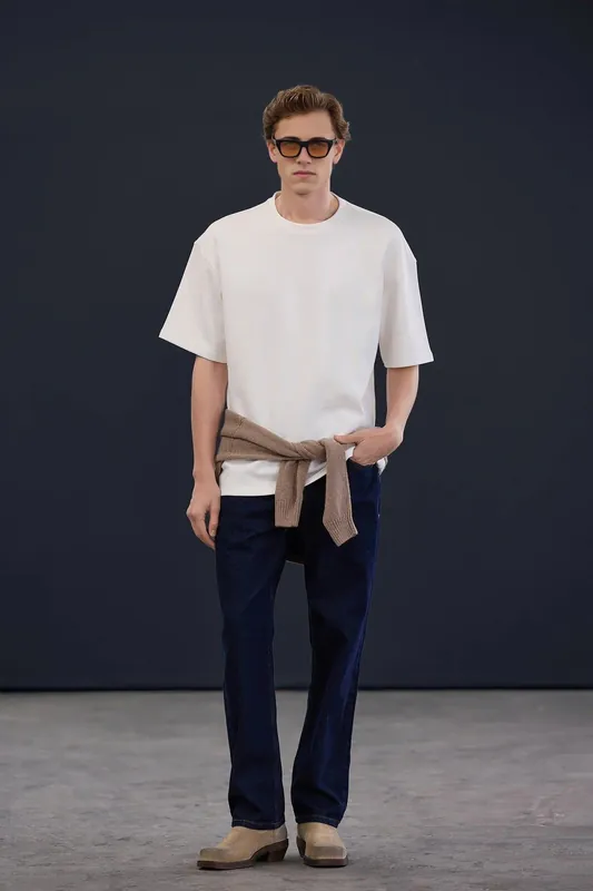Men's Oversized Plain Short Sleeve T-Shirt