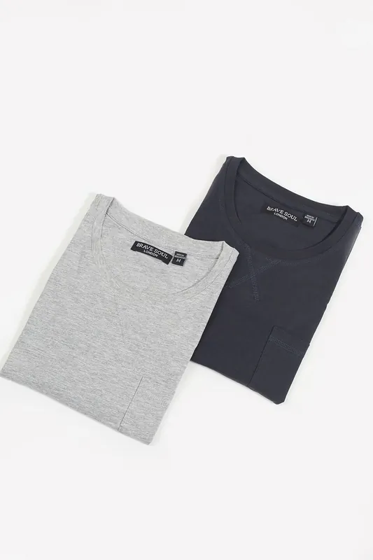 2 Pack Crew Neck T-Shirts