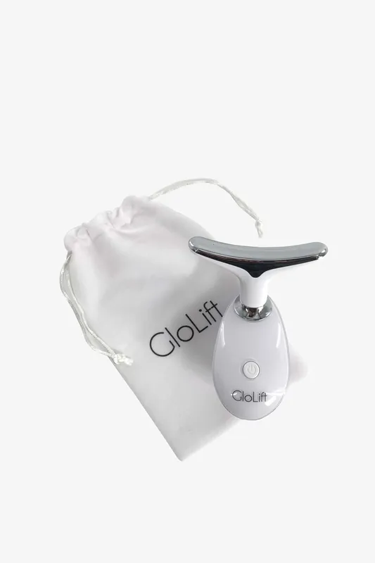 GloLift EMS Face & Neck Massager & Rejuvenator - 7-LED Light Therapy