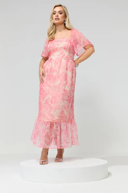 Floral Organza Dress - Yours
