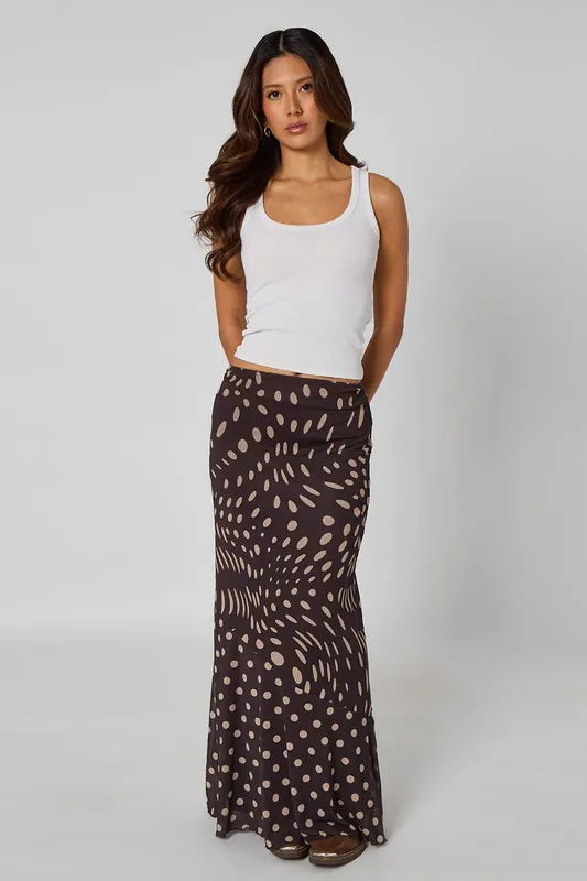 Mixed Spot Skirt - Urban Bliss