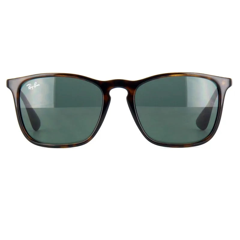 Round Tortoise & Gunmetal Green Sunglasses - Ray-Ban