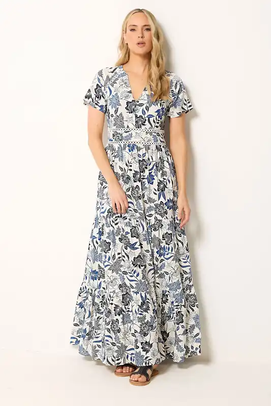 Tall Lace Detail Maxi Dress - Long Tall Sally