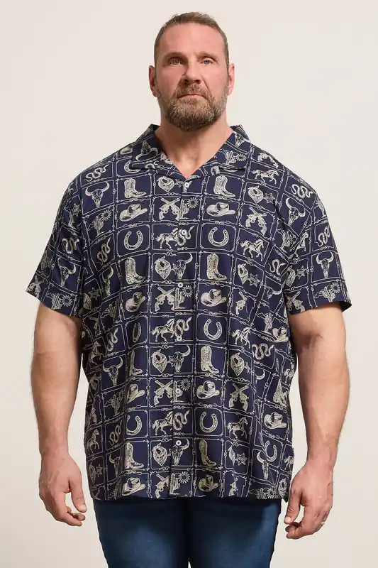 Country Print Shirt - BadRhino