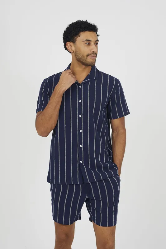 Striped Drawcord Shorts - Brave Soul