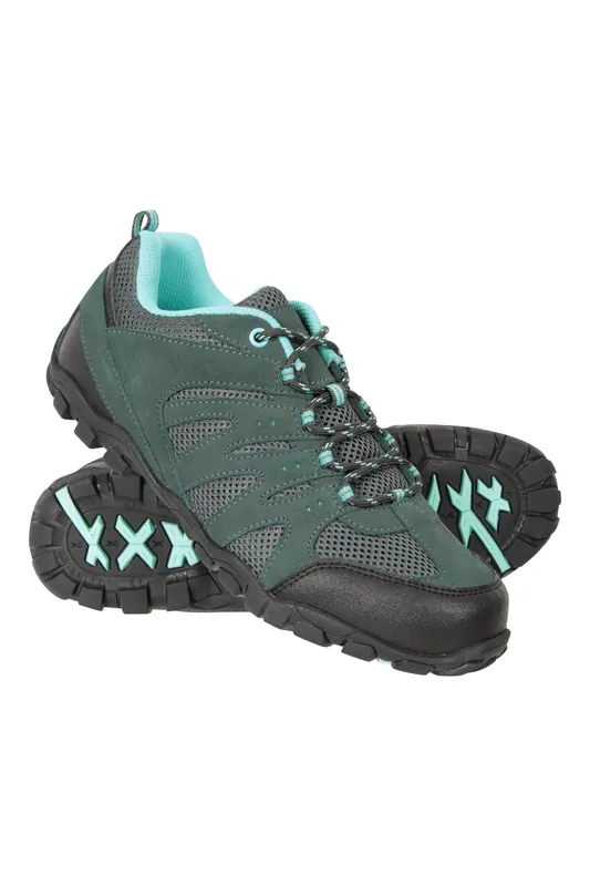 Outdoor II' Lightweight Flexible Non Slip Grip Lace Up Walking Shoes - Mountain Warehouse