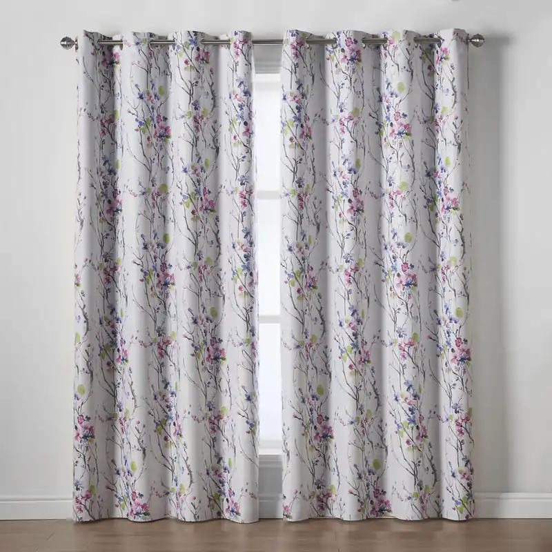 Sakura Blockout Curtains Multi Eyelet Header Thermal - Alan Symonds