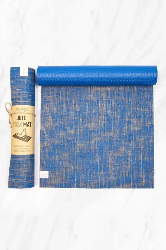 Jute Mat - Blue