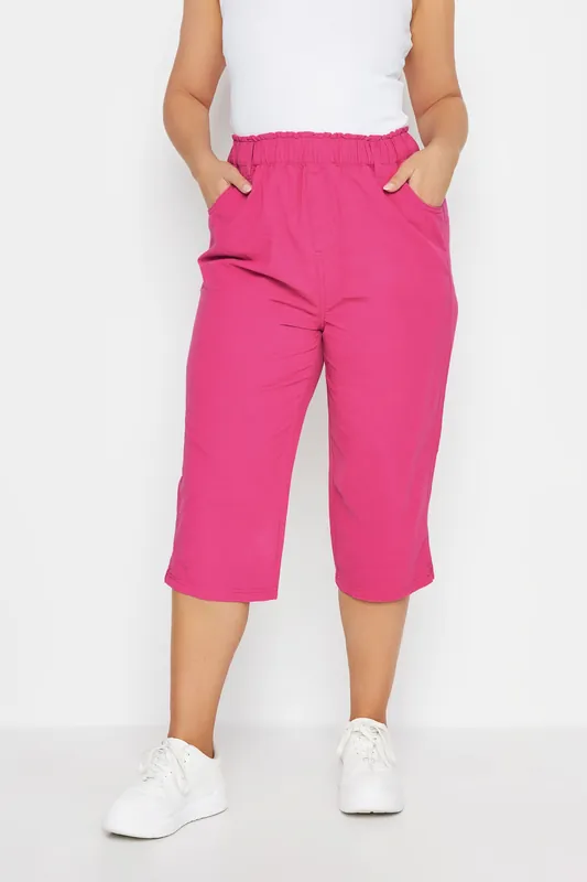 Cropped Cotton Trousers - Yours