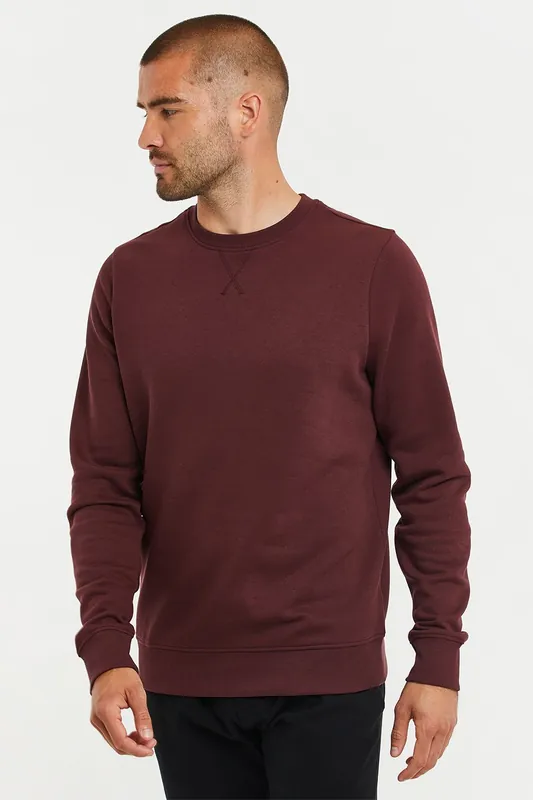 Cotton Blend 'Satsuma' Crew Neck Sweatshirt - Threadbare