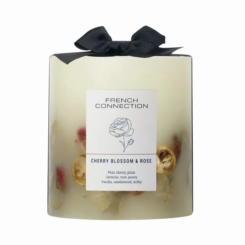 French Connection Botanical Collection - Cherry Blossom & Rose 660G (1-Wick) - FCC008CS