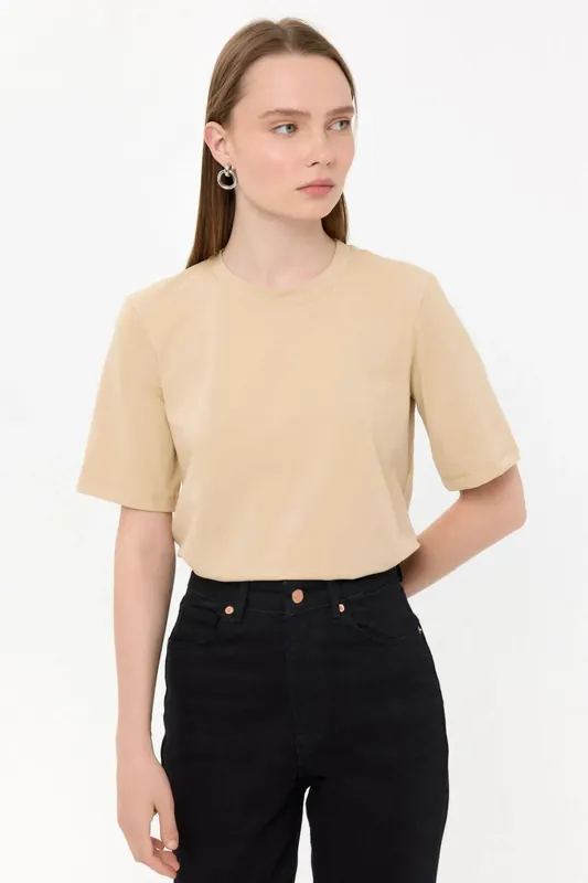 Basic Short Sleeve Crew Neck T-Shirt