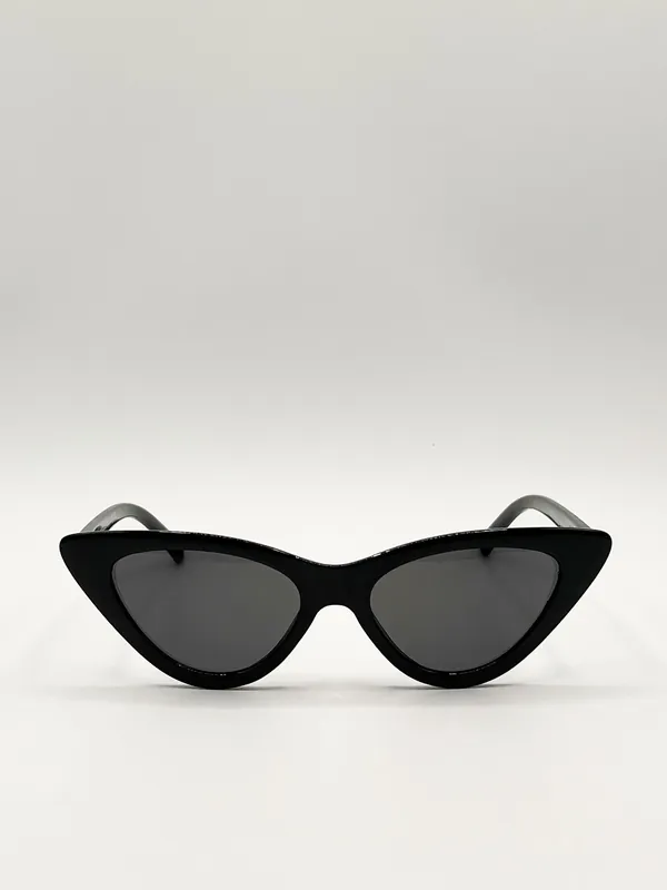 Black Classic Cateye Sunglasses - SVNX