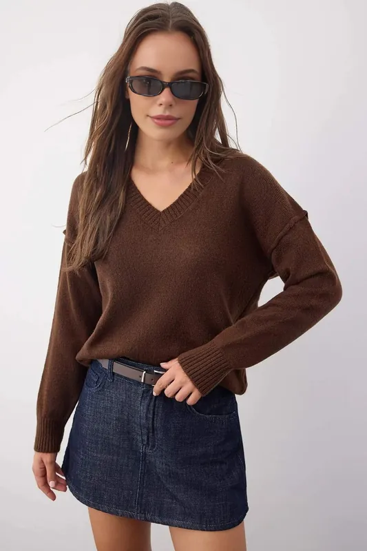 Premium Yarn Basic Knit Sweater - WOVCOR