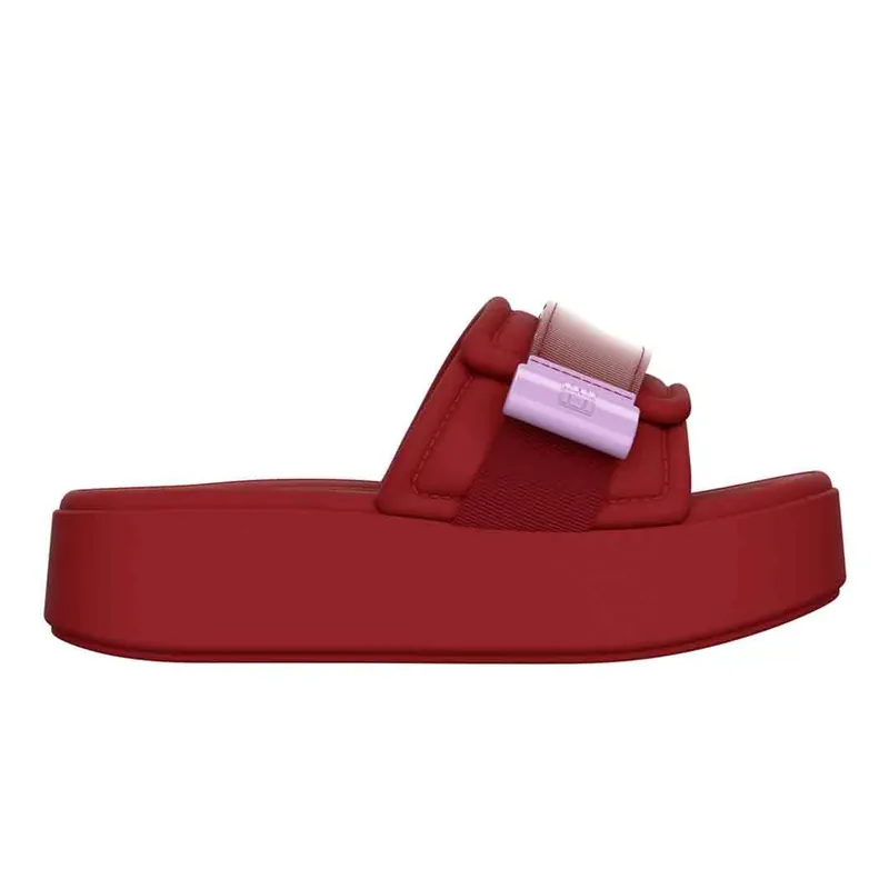 Free Fuzzy Slide Platform - Melissa Shoes