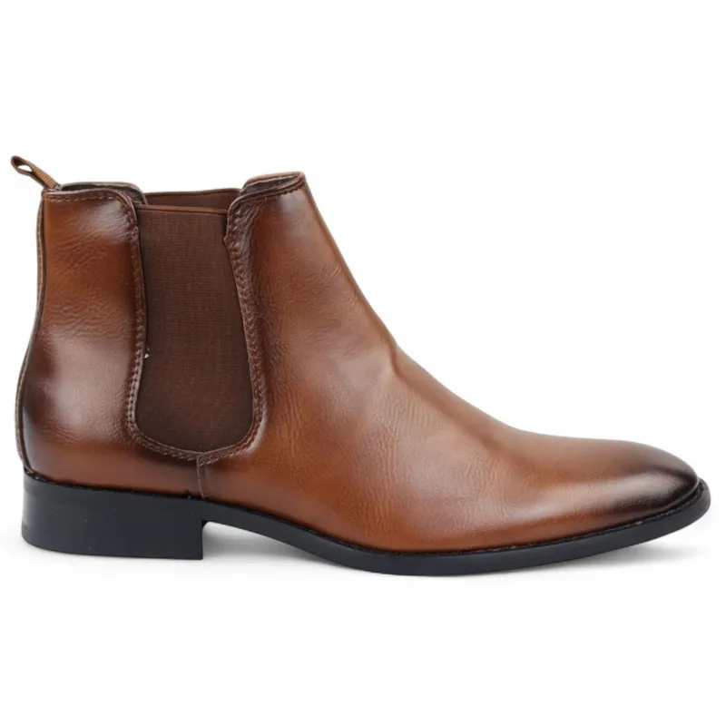 Chelsea Slip-On Office Ankle Boots