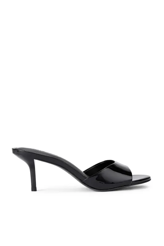 Kendrix Black' Leather Patent Heels - STEVE MADDEN