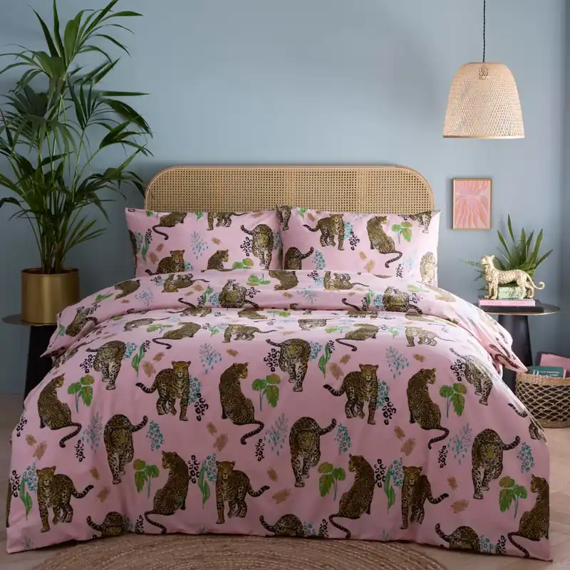 Night Jaguar Duvet Cover Set - Portfolio Home