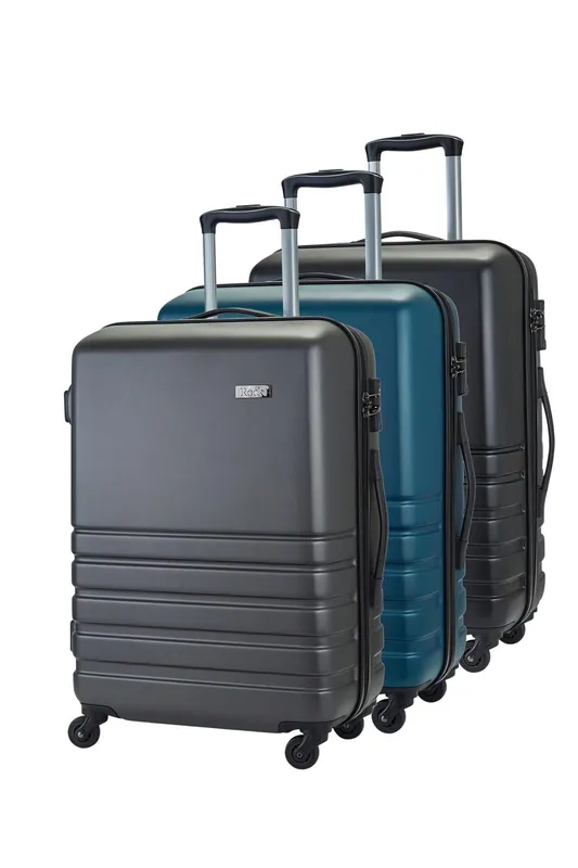 Hard Shell Cabin 55 x 39 x 21 cm Suitcase Suitable for Easyjet, Ryanair - Infinity Leather