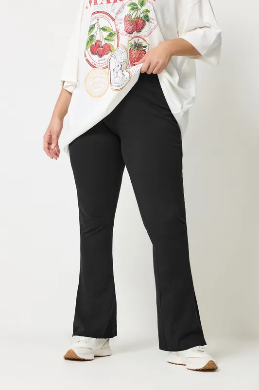 Elasticated Flared Leggings - Yours
